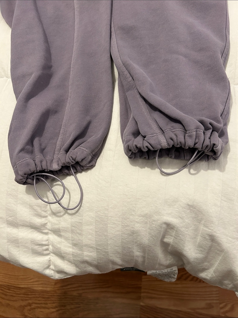 NWT Free People Trail Blazer Lilac/Lavender Jumpsuit with Drawstring Waist XS - Picture 5 of 7